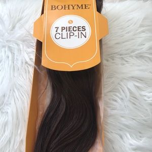 Medium brown Bohyme hair extensions